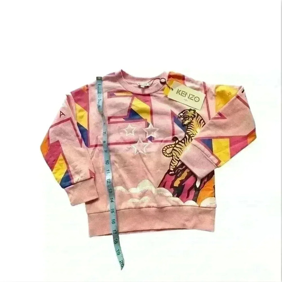 Net Kenzo sweatshirt size 6/116 color pink - Picture 3 of 7